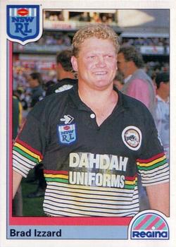 1992 Regina NSW Rugby League #40 Brad Izzard Front